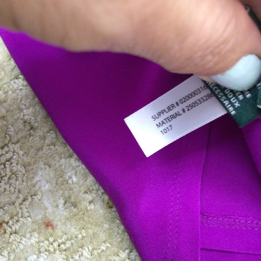 Lauren Ralph Lauren Womens Sleeveless Ruched Midi Bodycon Dress Purple Size 8 - Picture 5 of 10